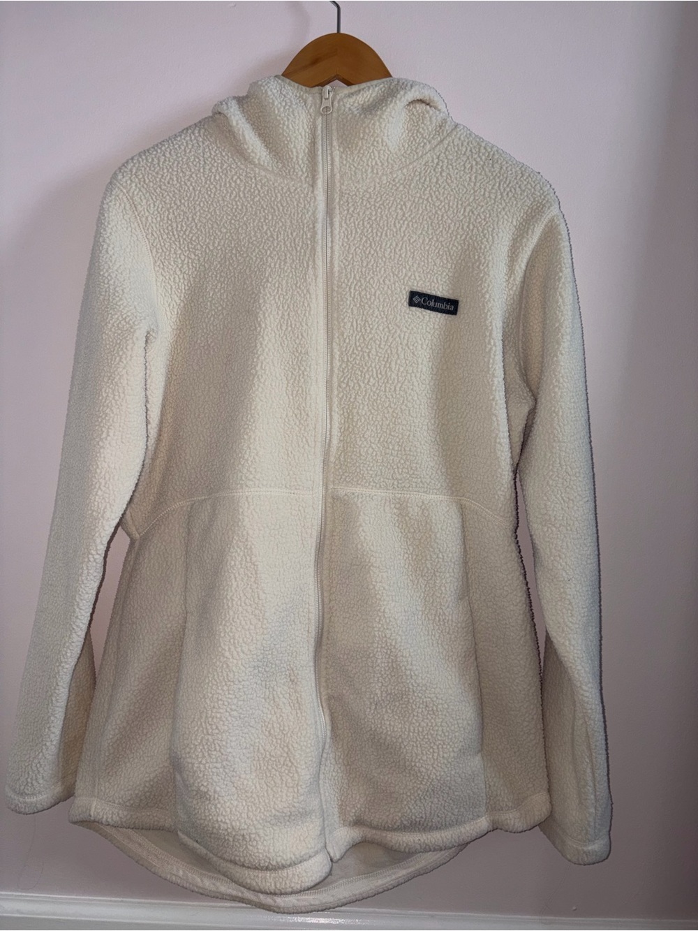 Columbia Women’s Ivory Full-Zip Sherpa Jacket